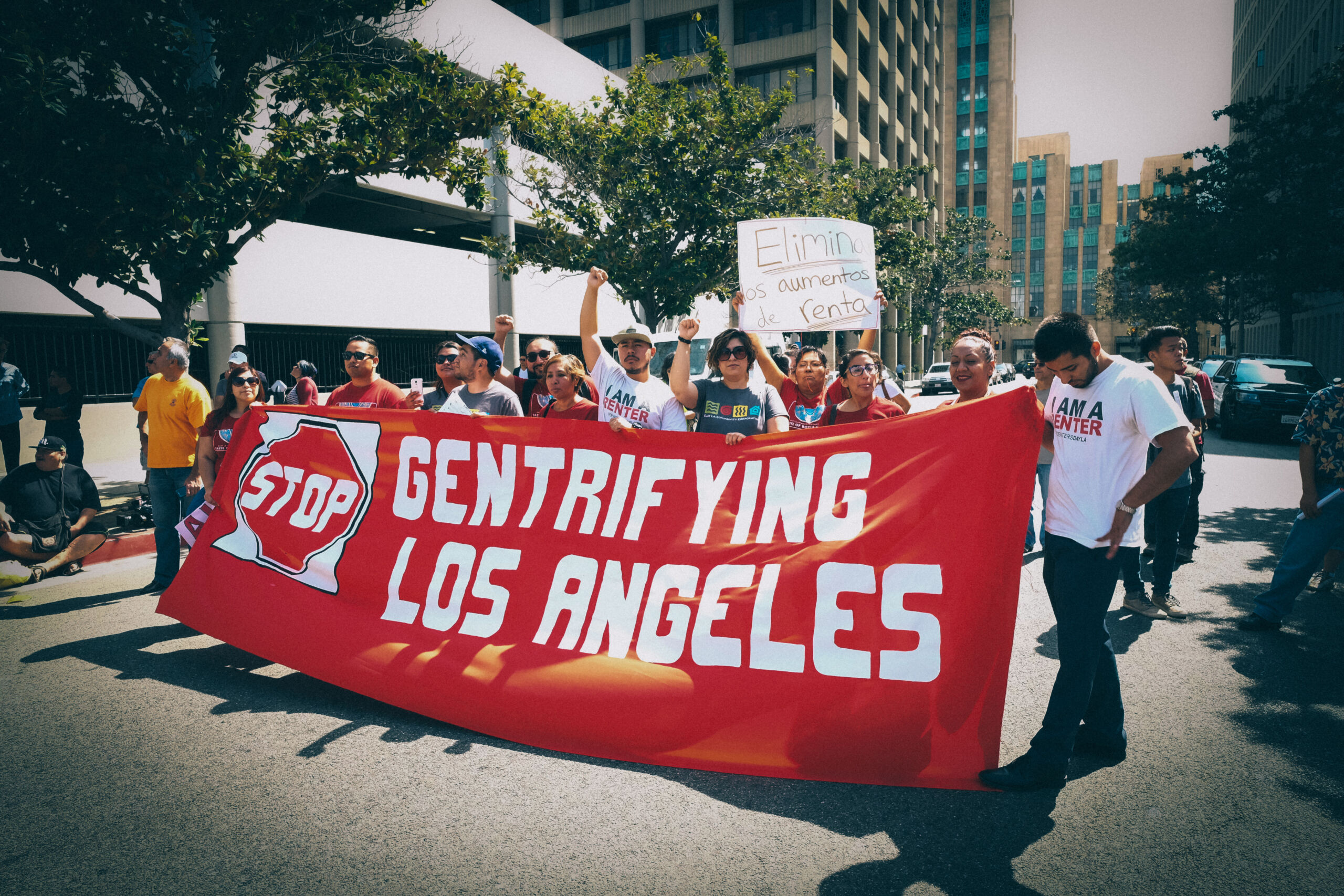 ACT-LA marching for tenants rights
